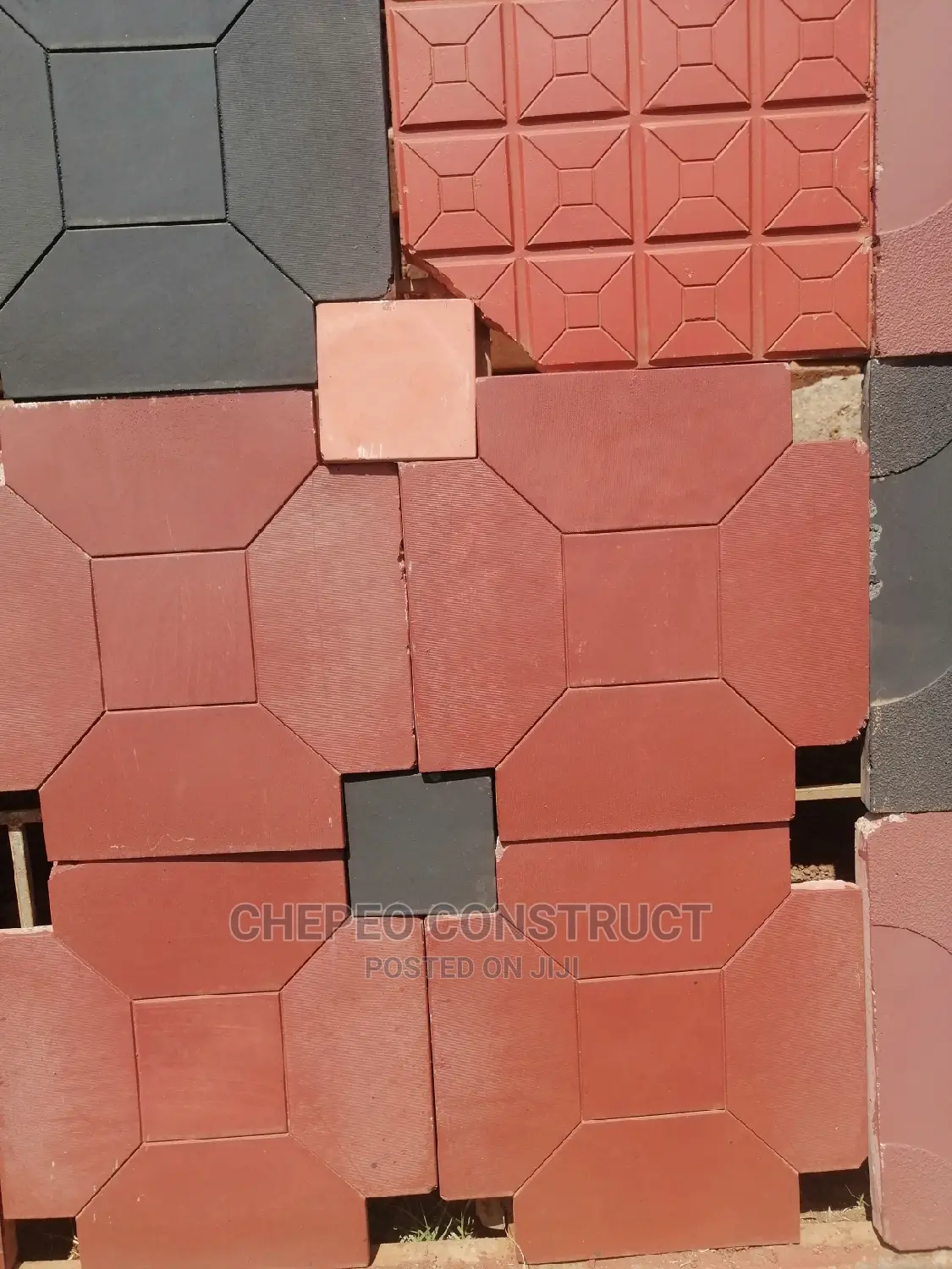 Durable Coloured Concrete Tiles