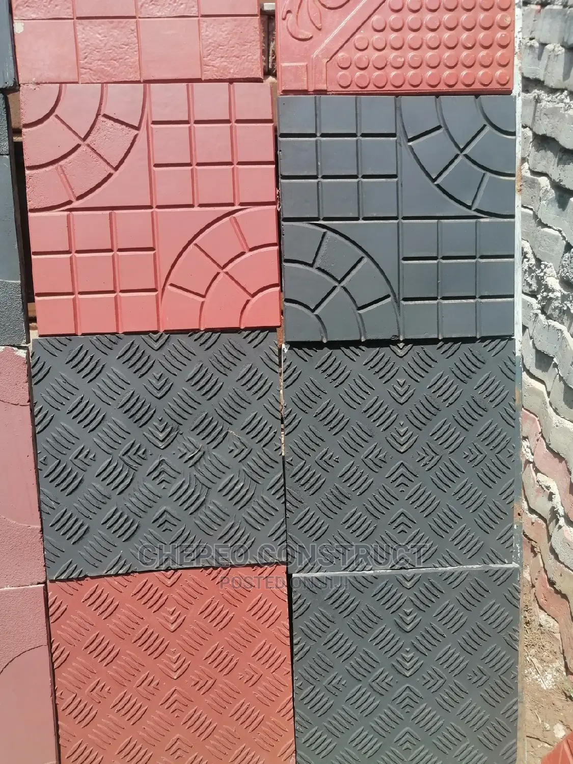 Durable Coloured Concrete Tiles