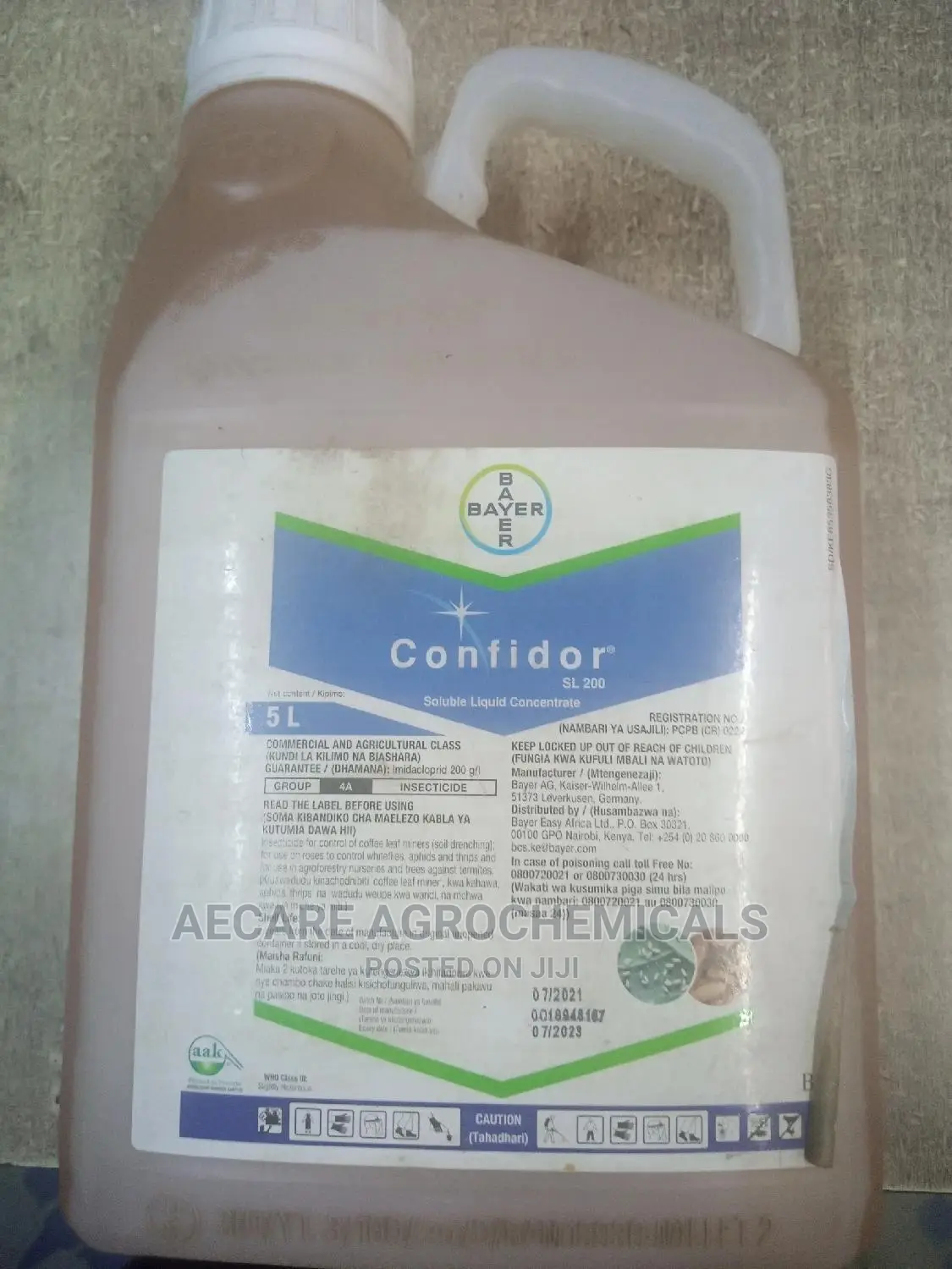 Confidor Sl 200 Insecticide 5 Litre