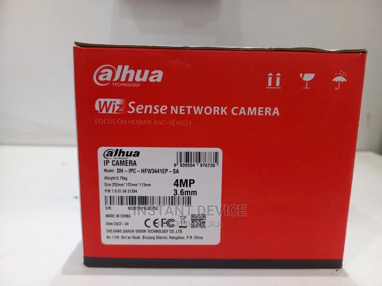 Dahua 4MP Infrared Wizsense Network CCTV Camera