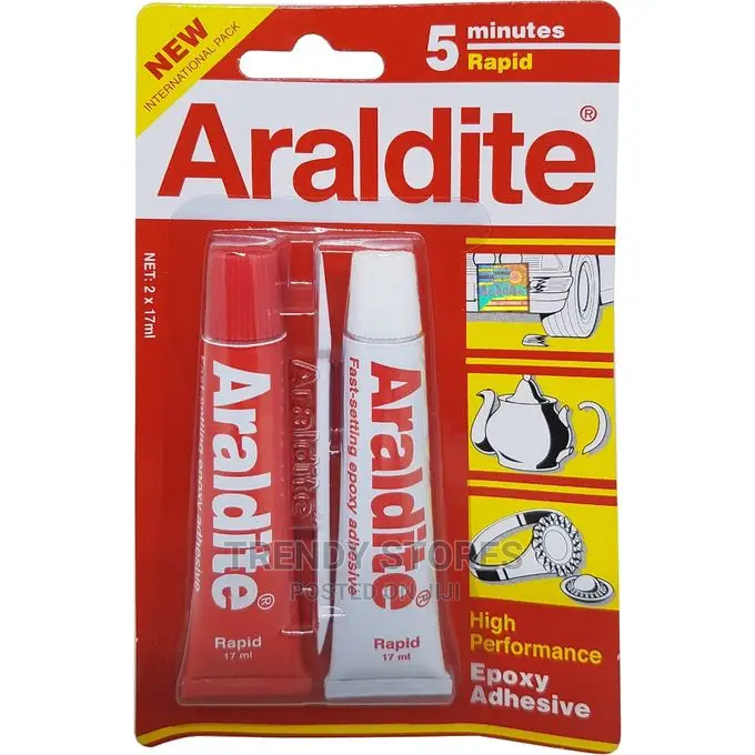Araldite Glue Epoxy Adhesive Bonding Agent Clear