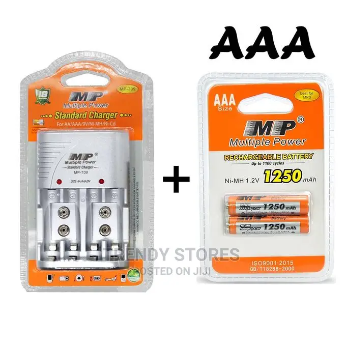 Multiple Power Mp 709 Standard Charge Plus Free AAA Battery