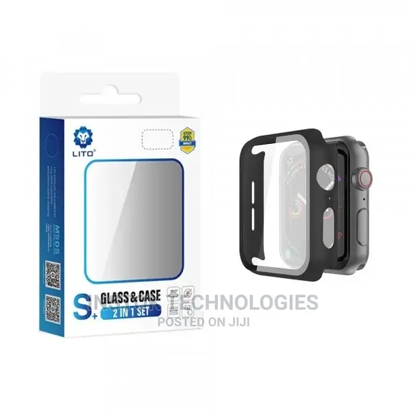 Lito S+ Glass Case 2-In-1 Set for Apple Watch 44mm