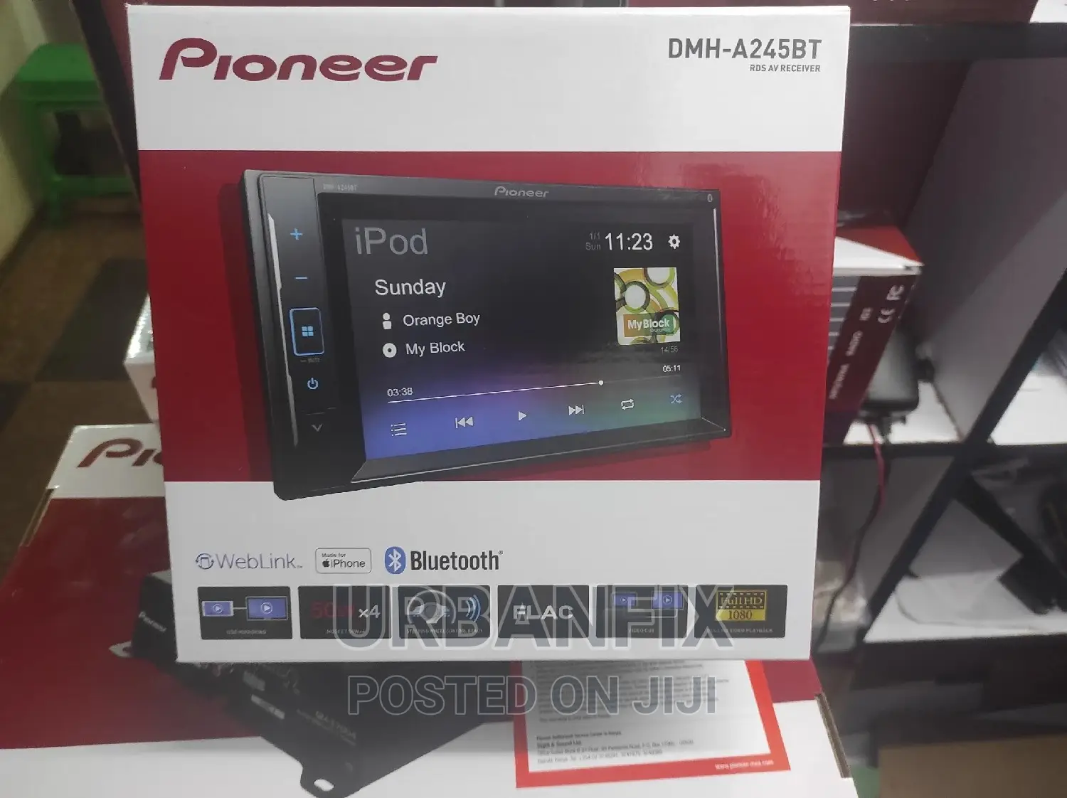 Pioneer DMH-A245BT Car Radio With Bluetooth, Usb