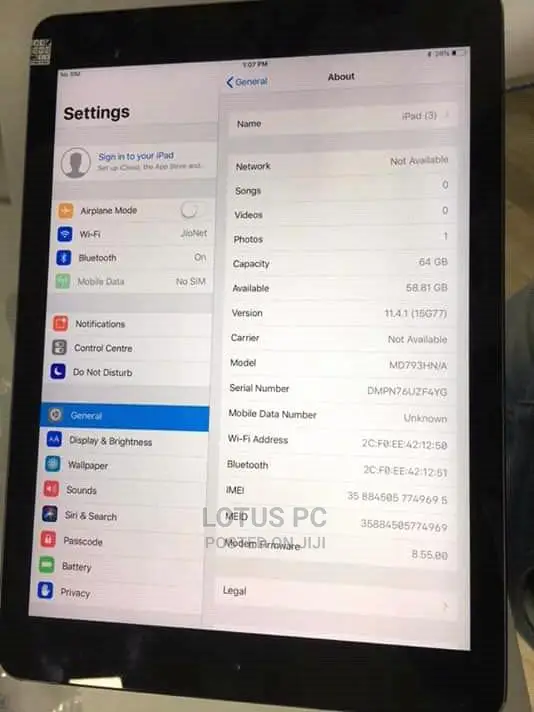 Apple iPad Air 32 GB Silver