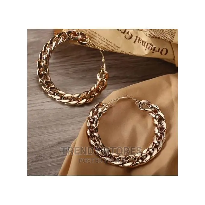 High Street Cuban Link Hoops