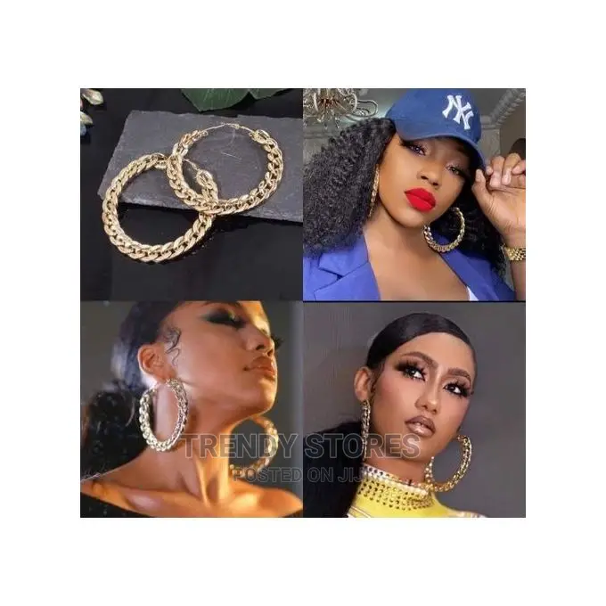 High Street Cuban Link Hoops
