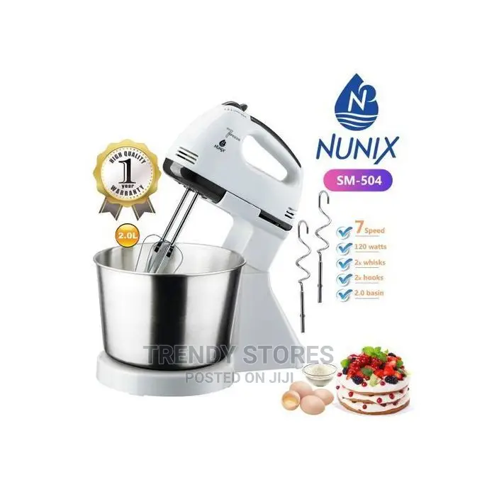 Hand Mixer Plus Stand With Bowl