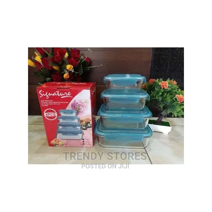Heat Resistant Glass Casserole Dish Storage Bowl
