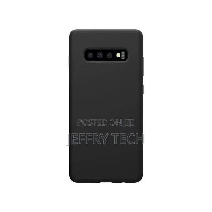 Samsung Galaxy S10 Silicone Back Case - Black