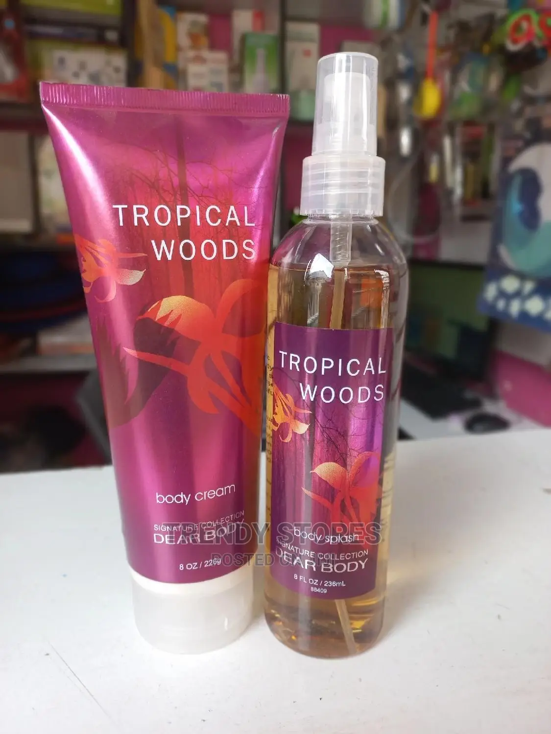 Tropical Woods- Body Splash Body Cream