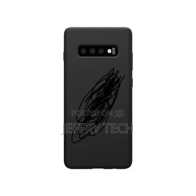 Samsung Galaxy S10 Silicone Back Case - Black