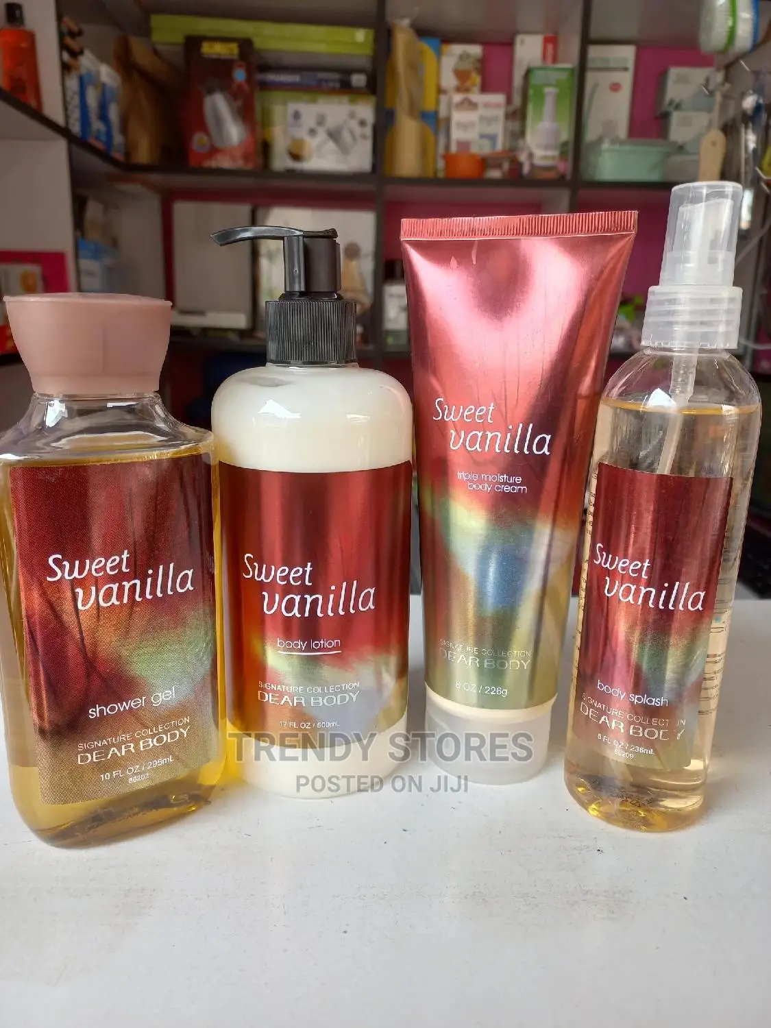 Sweet Vanilla -Body Lotion ,Cream,Splash Shower Gel