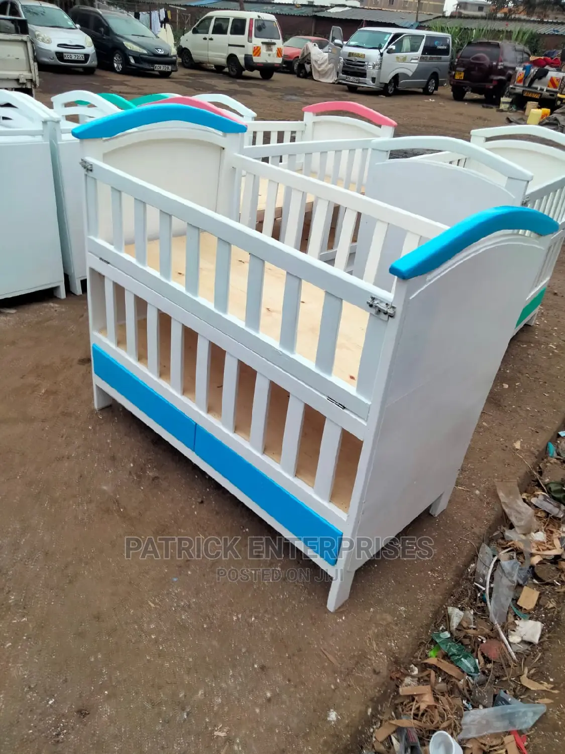 Morden Baby Cot 4 by 2 Fitts