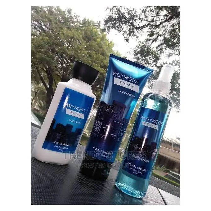 Wild Nights for Men 3in1 Body Lotion ,Body Splash Cream
