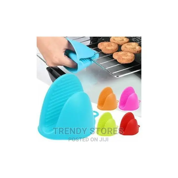 Silicon Mittens Oven Gloves (2 Pieces)