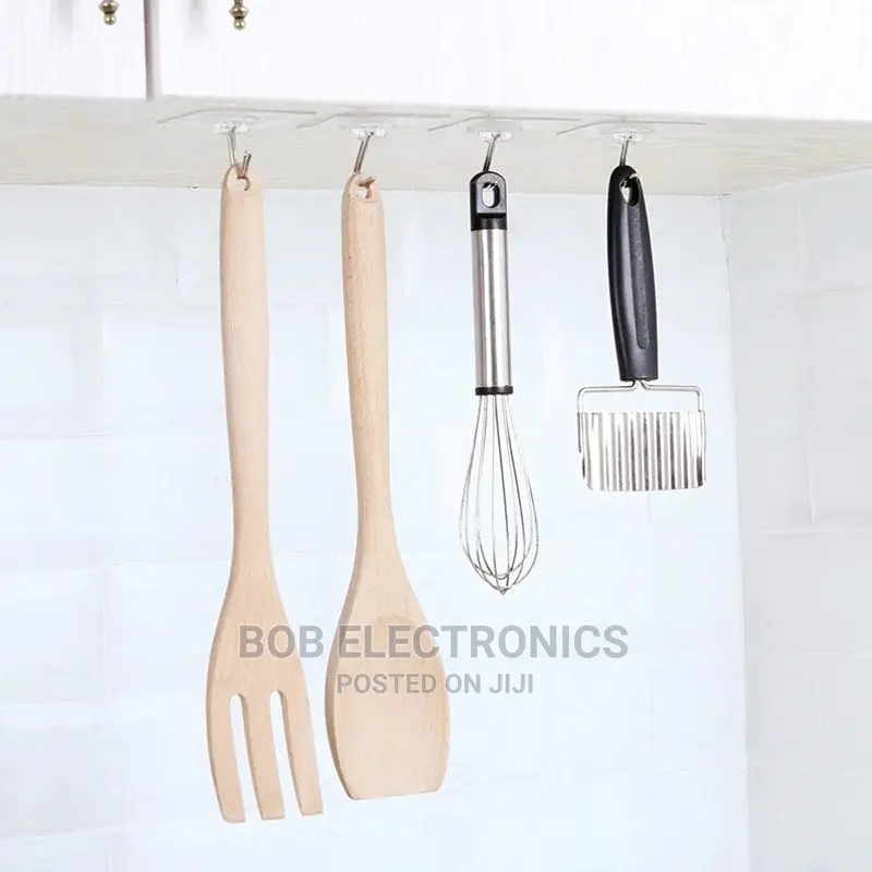 10pcs Clear Wall Self Adhesive Hooks