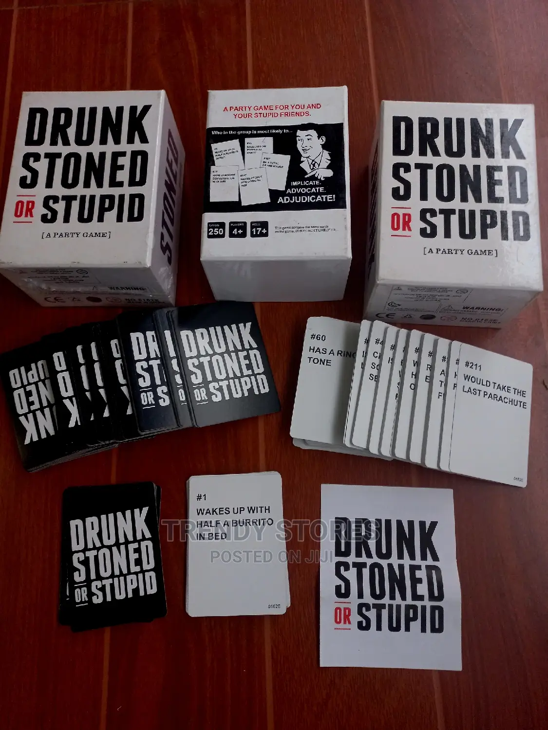 Drunk Stonned or Stupid Party Game