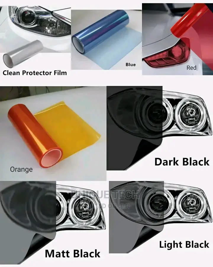 Car Headlight Taillight Tint Vinyl Wrap Protector Film