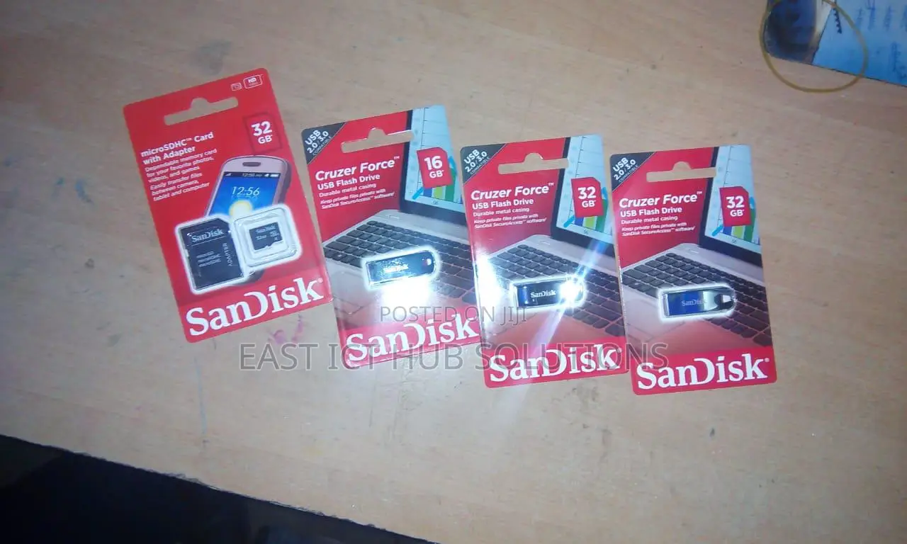 Sandisk And Toshiba Flash Disks And Memory Cards All Original