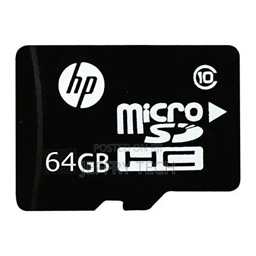 HP 64GB Class 10 Microsd Memory Card