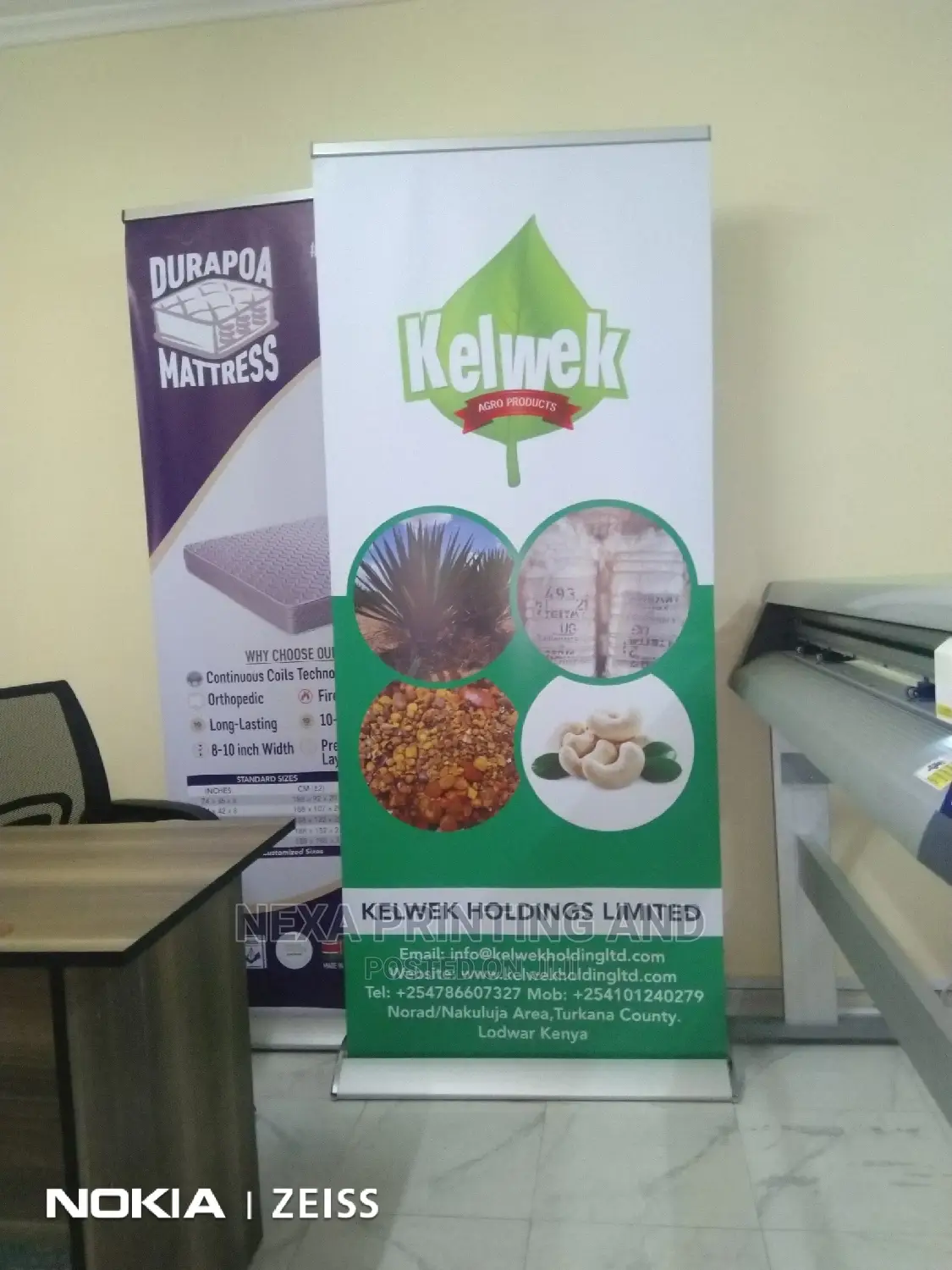 Satin Broadbase Roll Up Banners