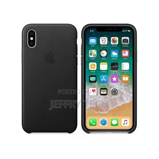 iPhone X Silicon Case - BLACK