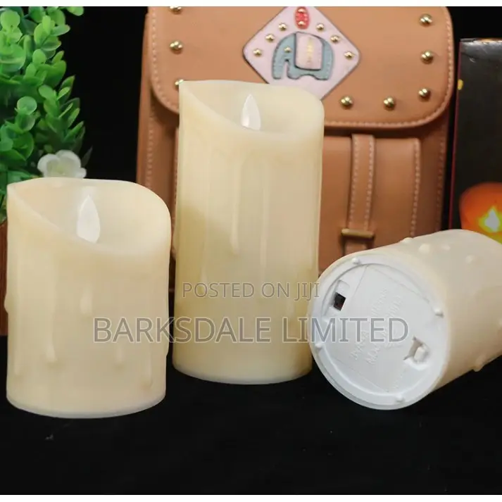 3 Battery Operated Electronic Flame Candle Flameless Led - 3