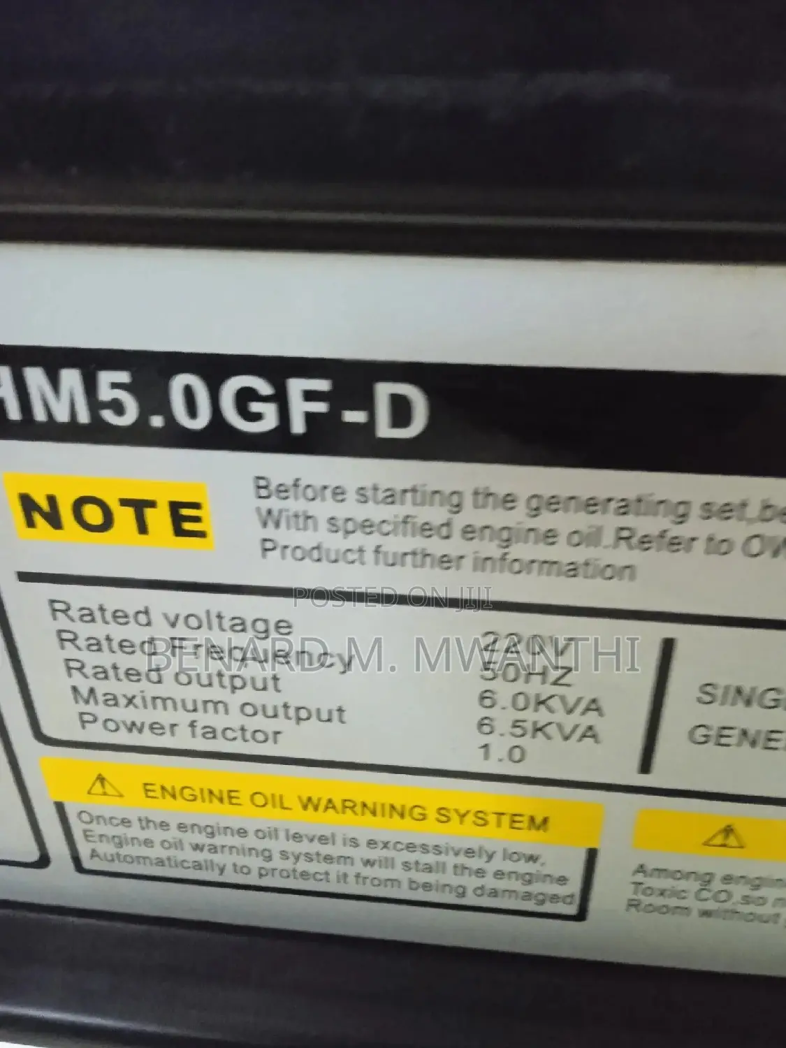 Honda Generator for Hire