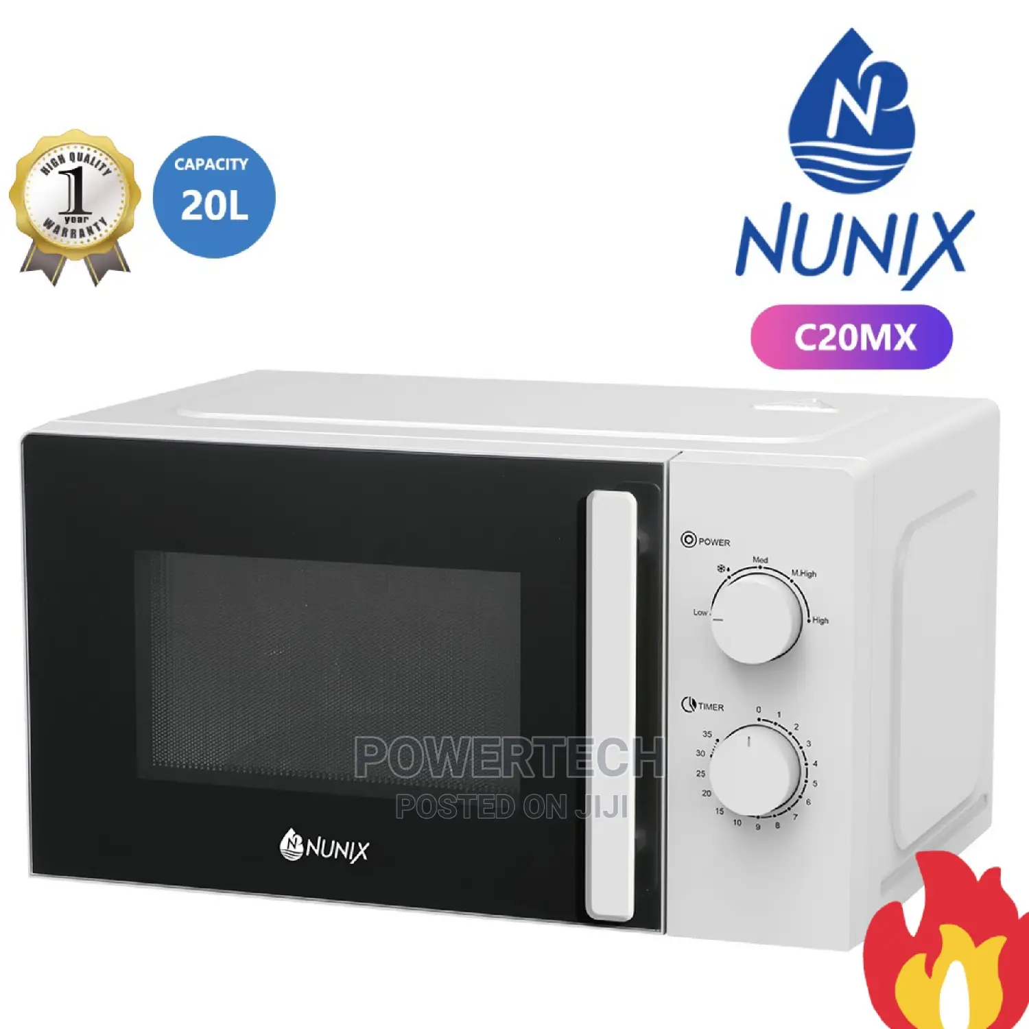 20 Litres Nunix Microwave