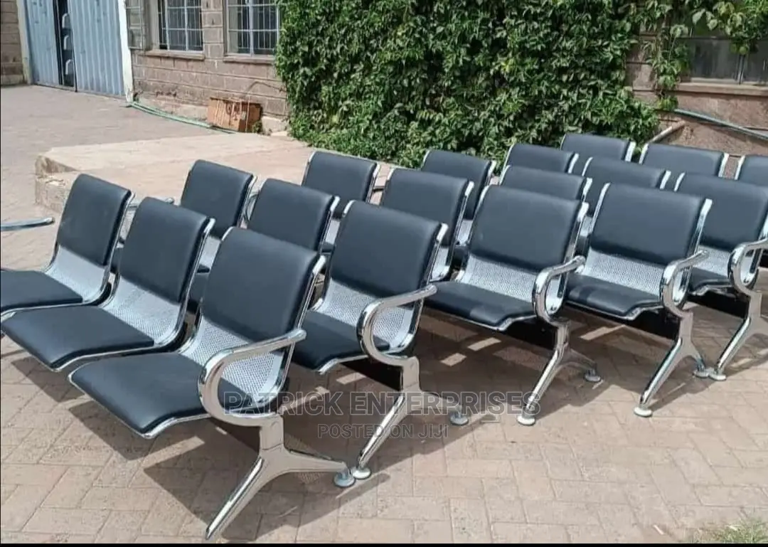 Bench Waiting Chairs 3 Seater Padded