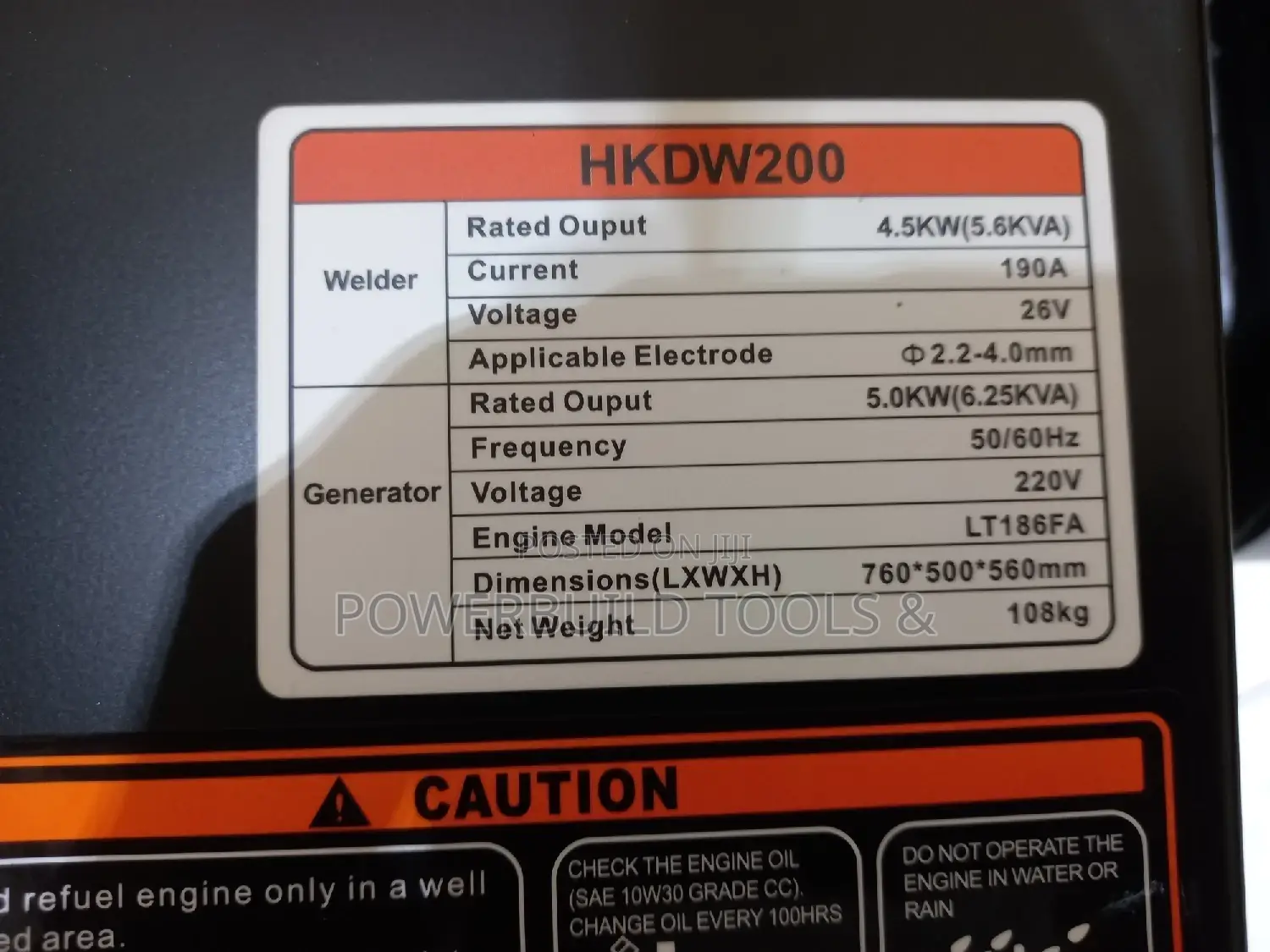 Hisaki Diezel Welding Generator (Hkdw200)