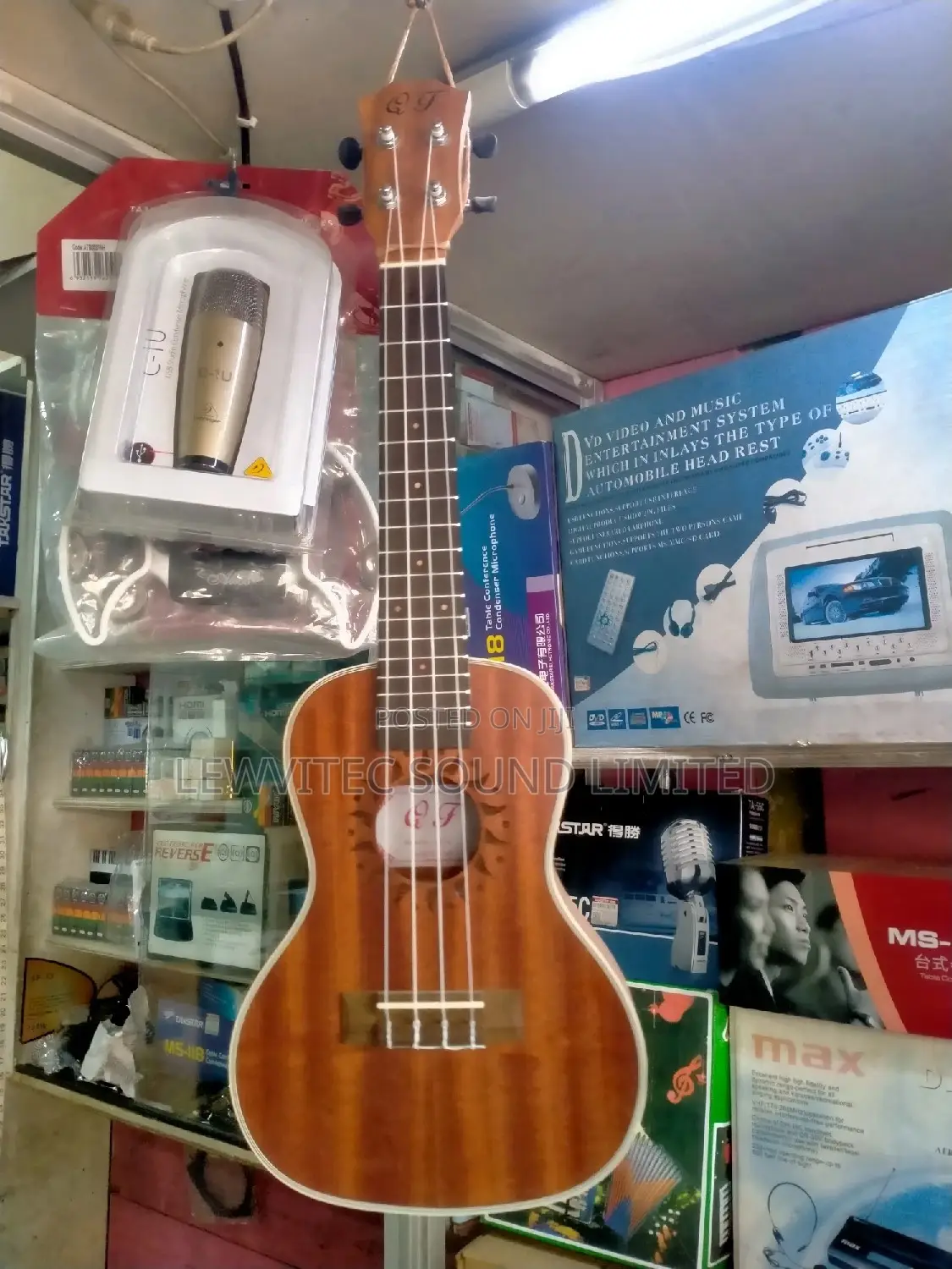 Brown Wood Ukulele