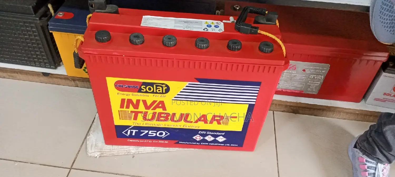 Inva Tubular 12v/200ah Chloride Exide Solar