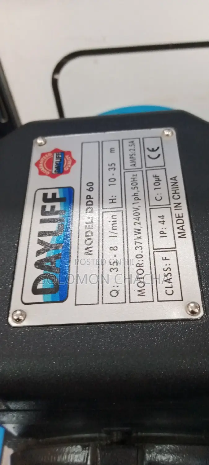 Daylife 1.0hp 35M Booster Water Pump