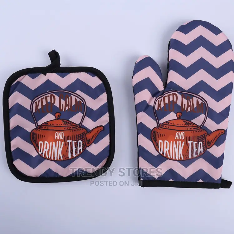 Cotton Oven Gloves 2 In 1