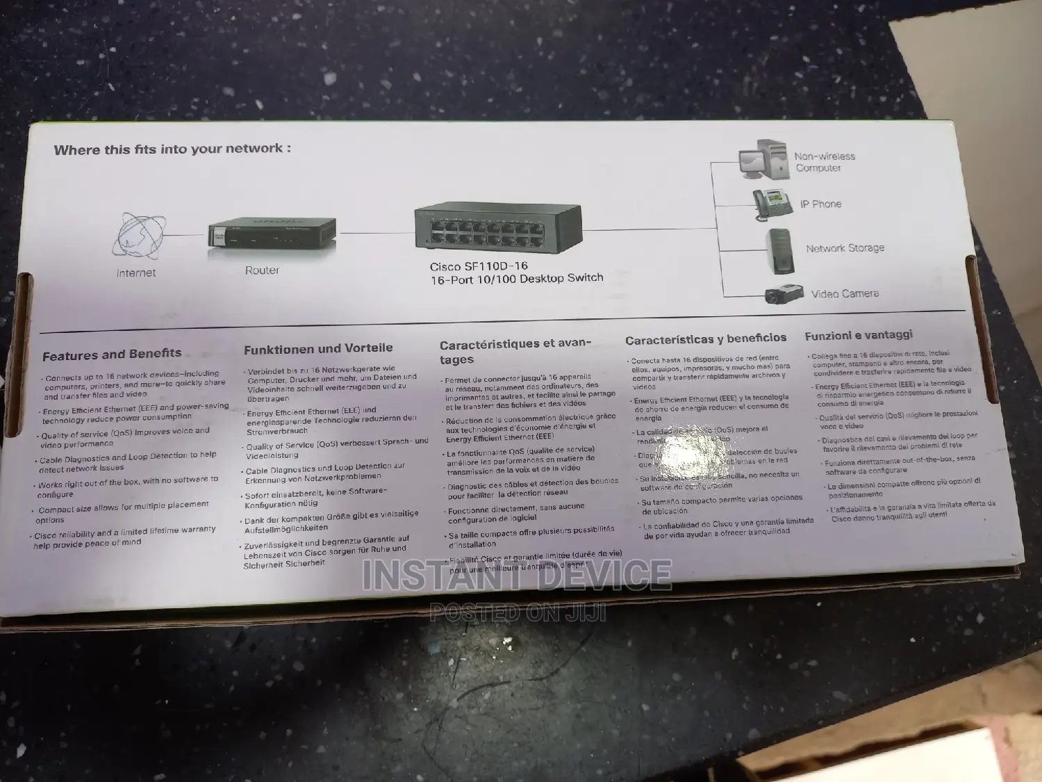 Cisco 16 Port Desktop Switch