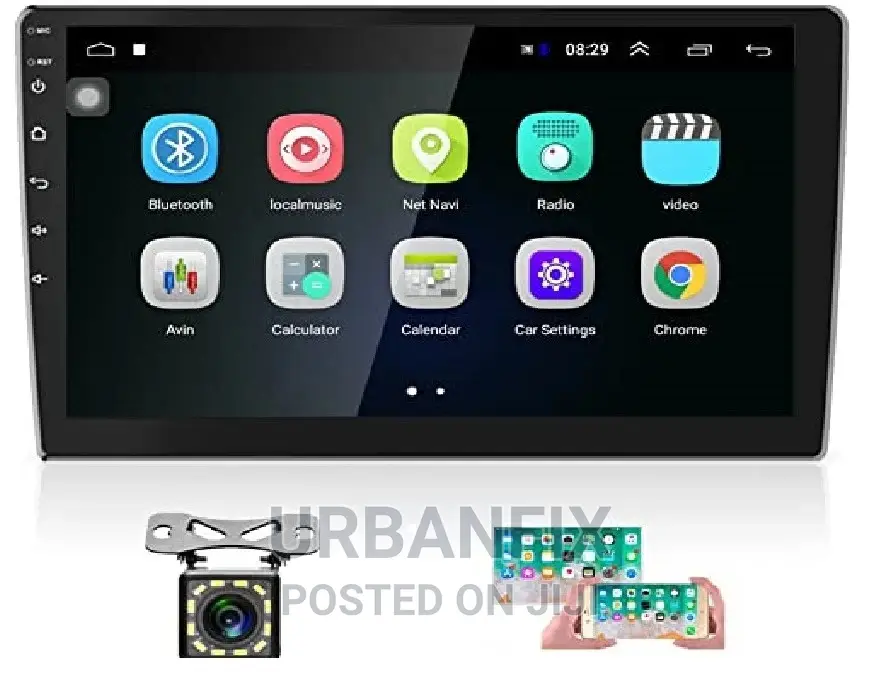Android Car Radio With Bluetooth, Fm, Usb, Maps Navigation