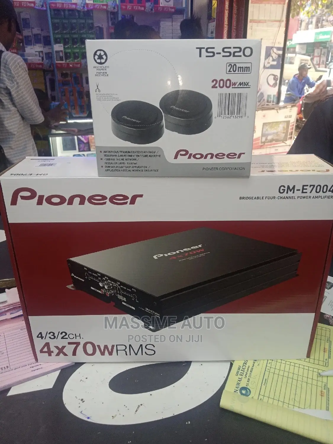 Original Pioneer Car Amplifier and Tutors Available