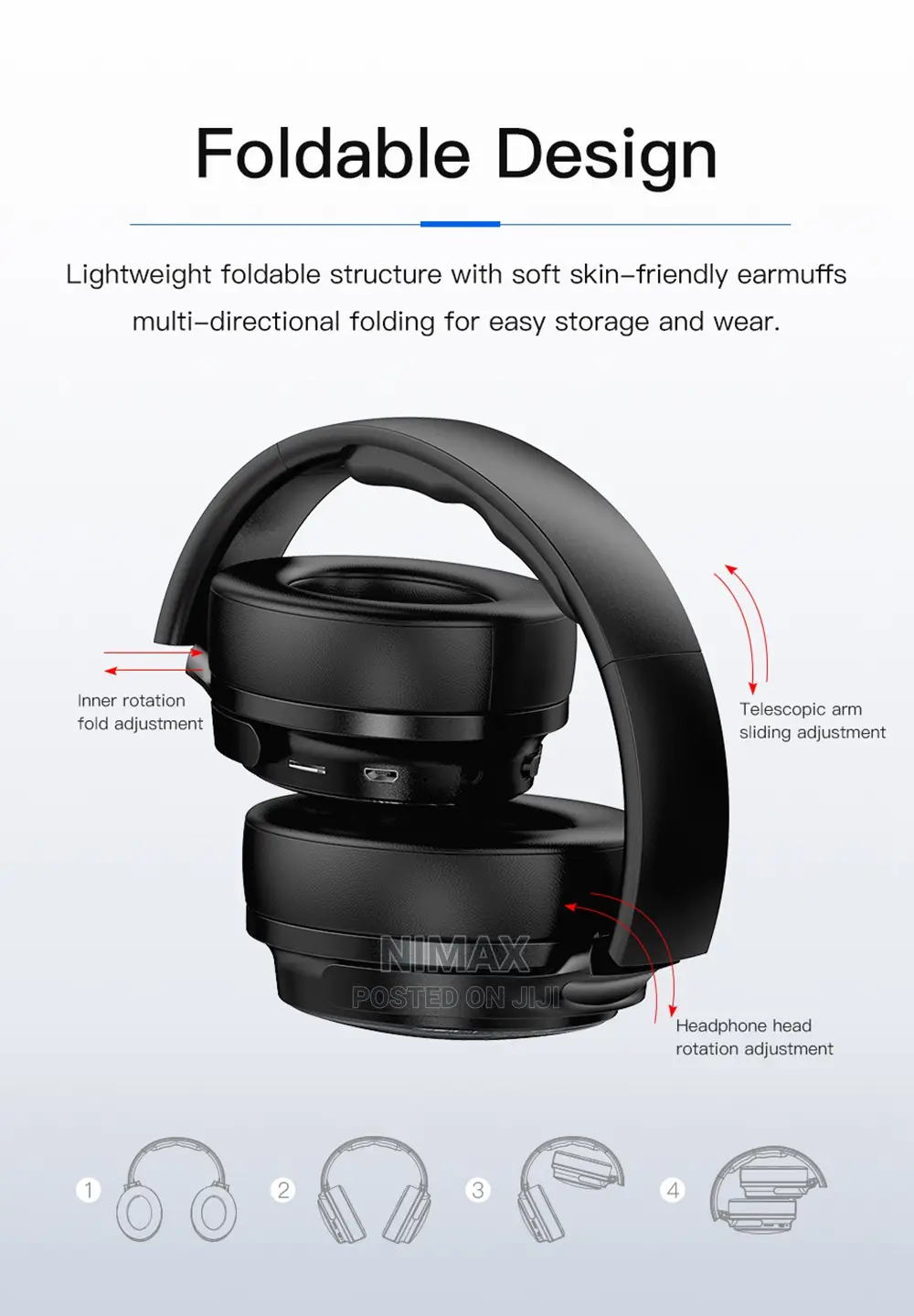 Awei Wireless Headphones With Super Bass