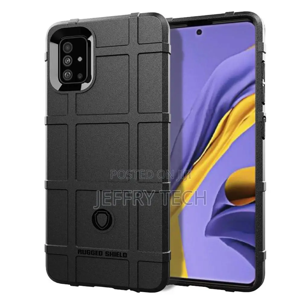 Case SAMSUNG GALAXY M51 Armored Rugged Square Black
