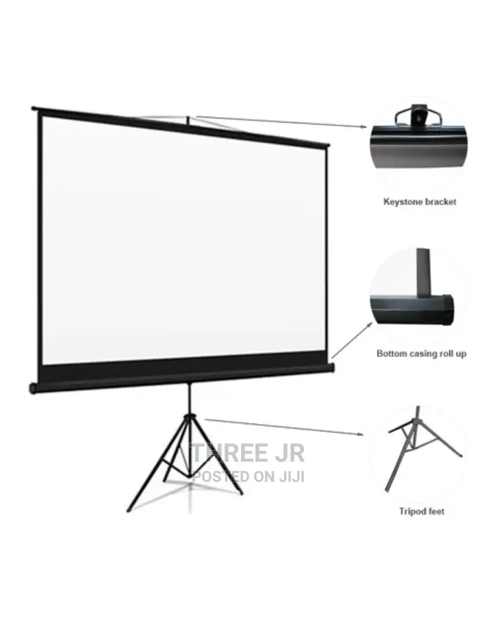 Tripod Projection Screens in Stock All Sizes