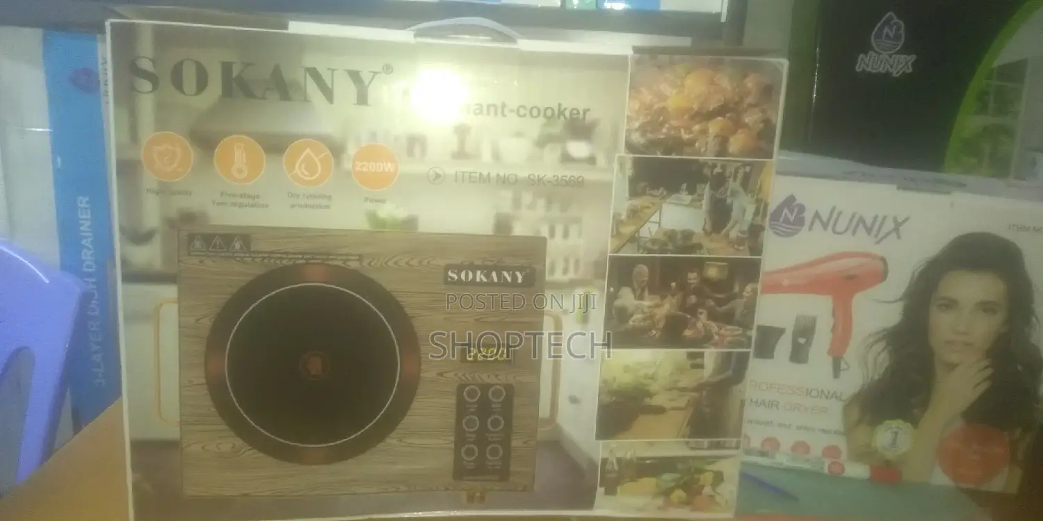 Sokany Radiant Single Induction Cooker.