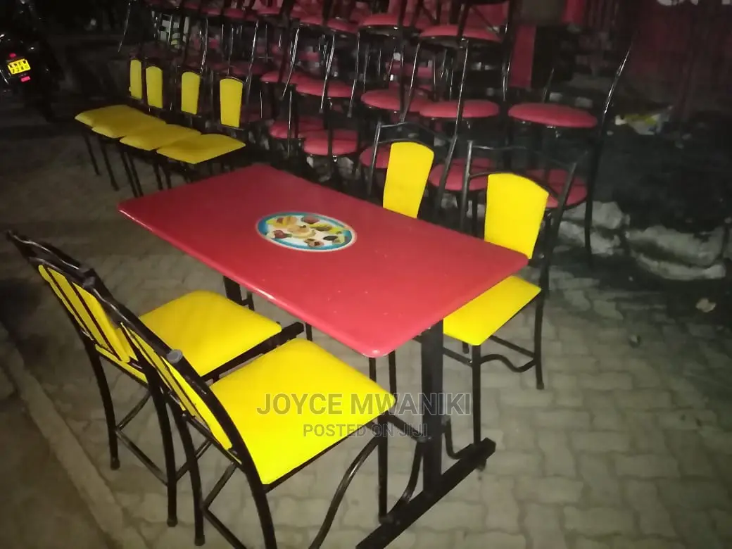Restaurant Set of Chairs and Table