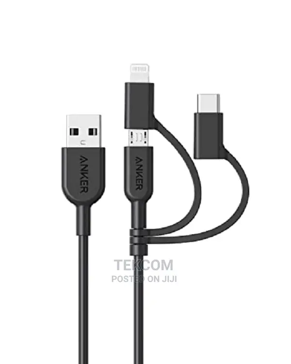 Anker Powerline II 3-In-1 Cable - Black