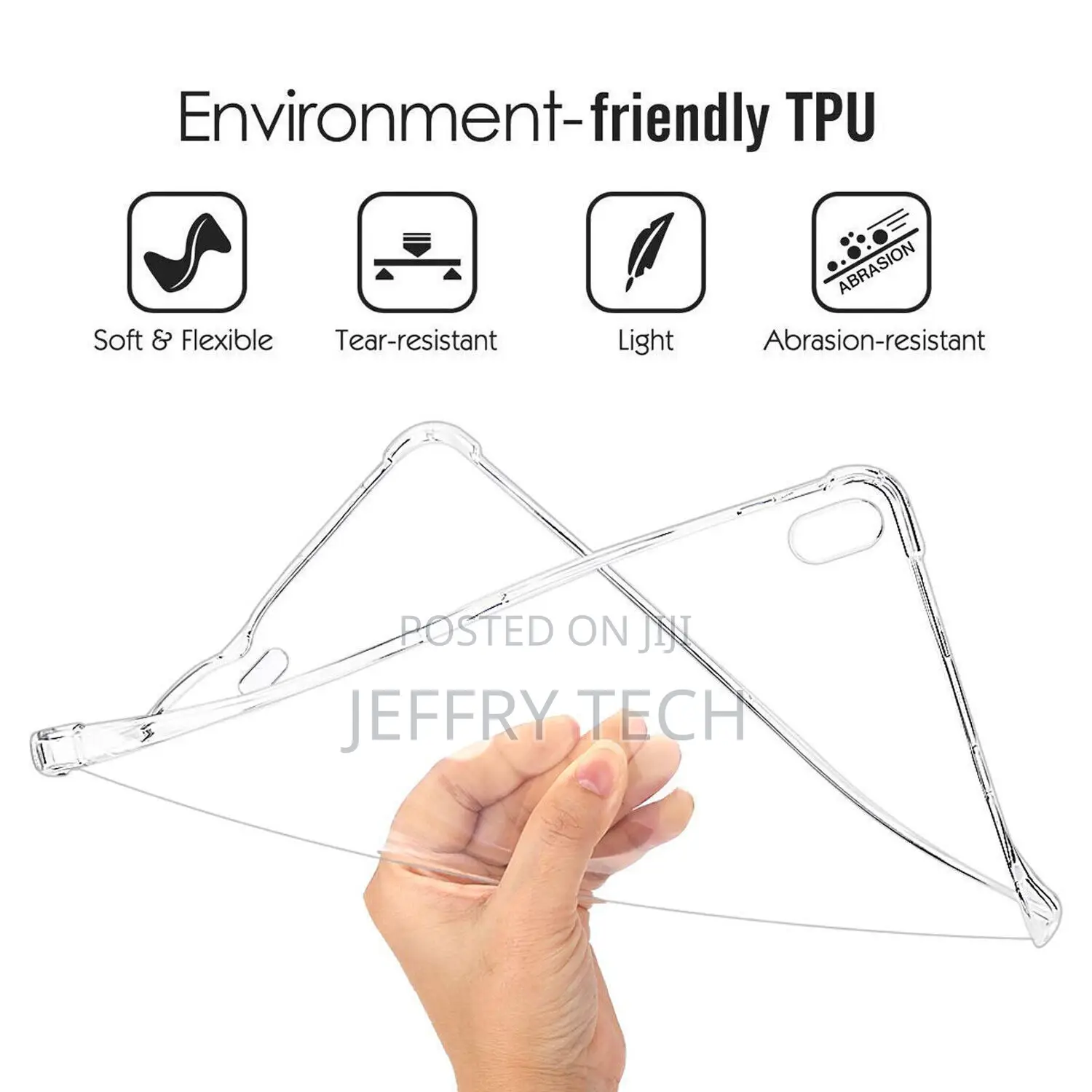 Clear Shield Case Cover Skin for Apple iPad Air 2 iPad 6