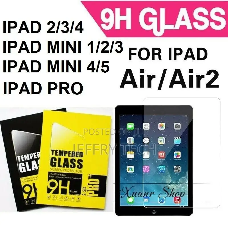 Tempered Glass Film Screen Protector for Apple iPad 1 2 3 4