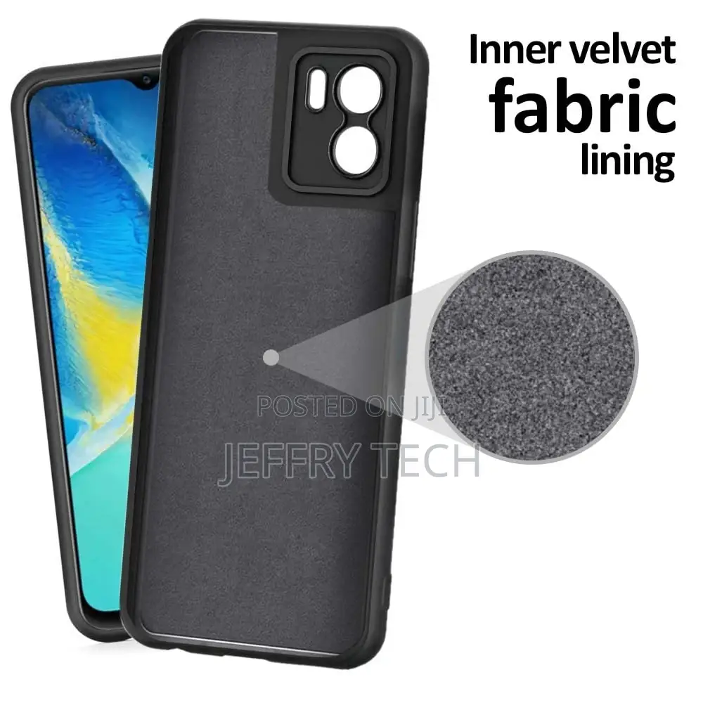Vivo Y15s Ultra Slim Soft Rubberised Back Cover | Inner Velv