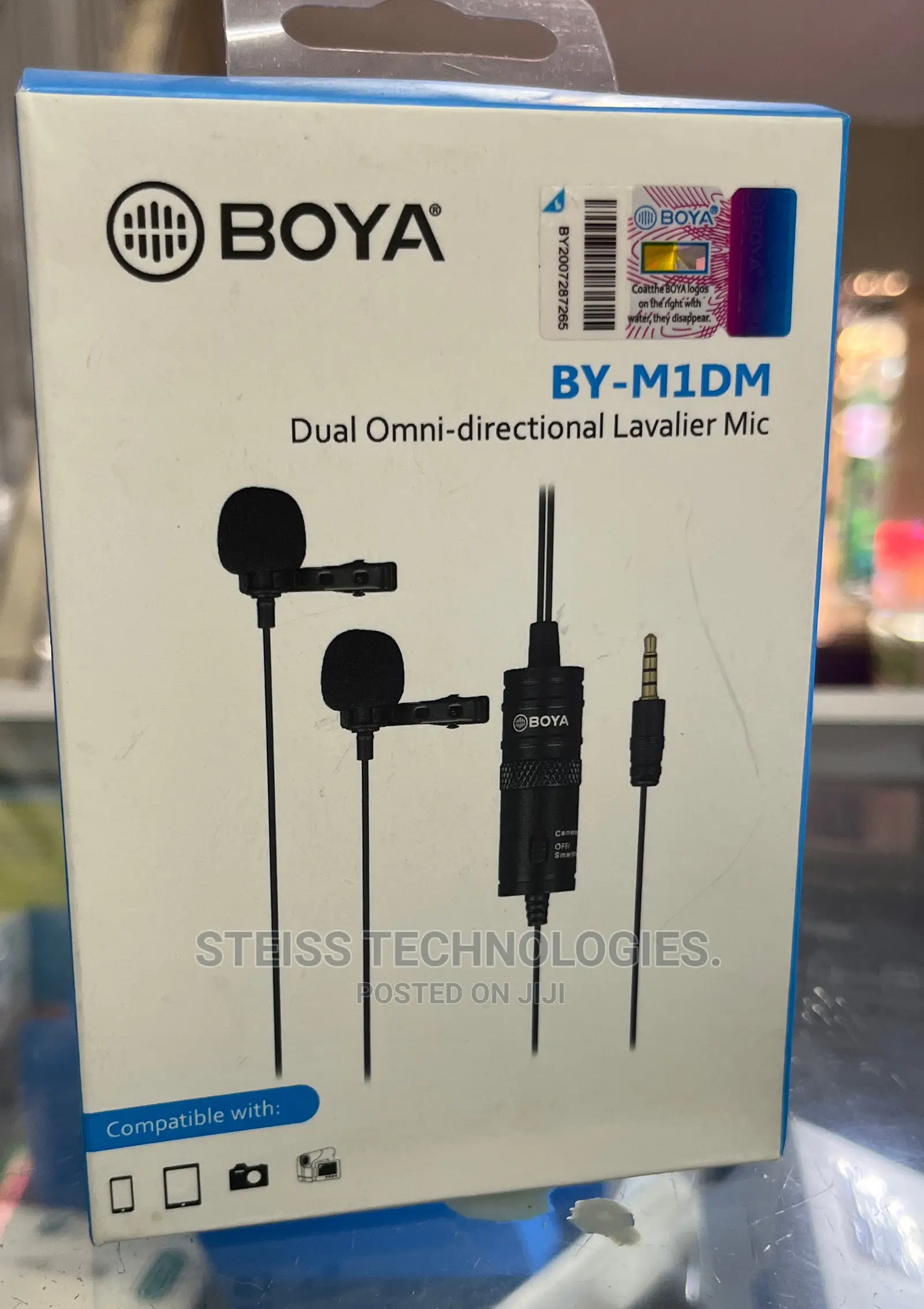 Dual Omni Directional Lavalier Microphone