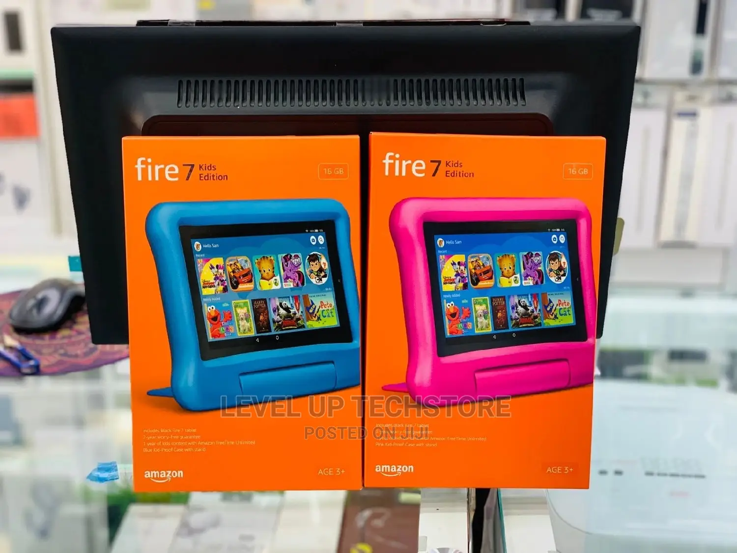 New Amazon Fire 7 Kids Edition 2019 16 GB Blue